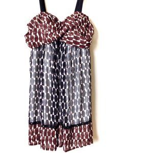 SIGNATURE BY ROBBIE BEE-Sheer Lined Sundress